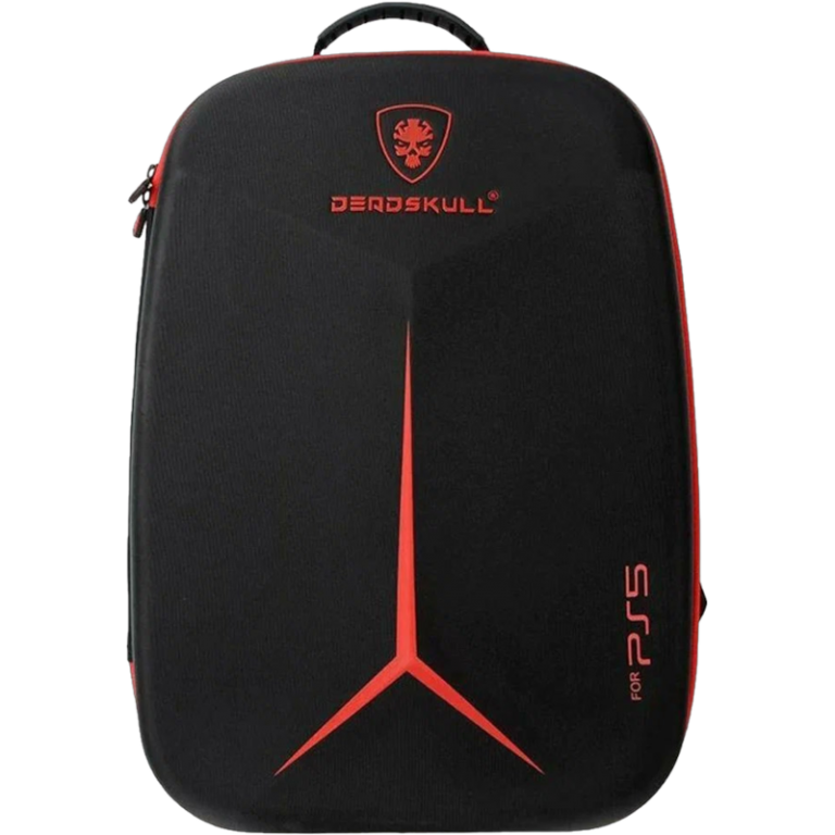 Рюкзак для консоли и геймпадов PS5 DeadSkull Black-Red