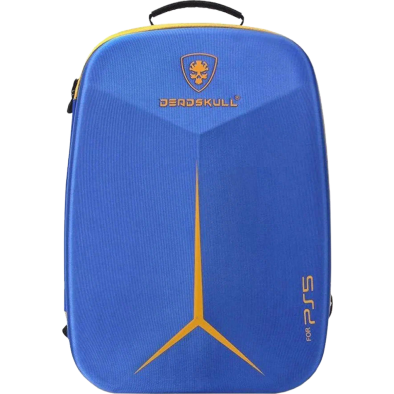 Рюкзак для консоли и геймпадов PS5 DeadSkull Blue-Yellow