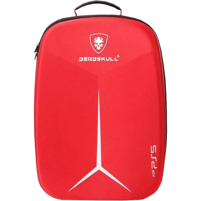 Рюкзак для консоли и геймпадов PS5 DeadSkull Red-White
