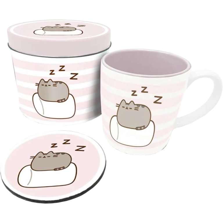Набор подарочный Pusheen Marshmallow (банка, кружка, подстаканник)