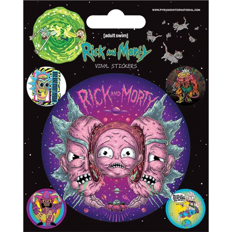 Наклейки Pyramid: Rick & Morty