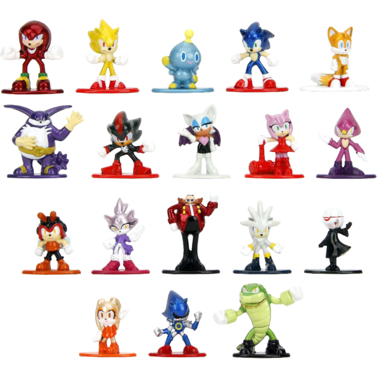 Набор Фигурок Sonic The Hedgehog, Nano Metalfigs - Series 1 - (4 см.) (18 шт.)