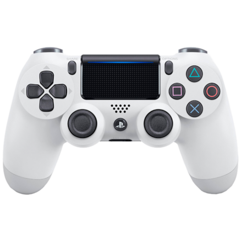Геймпад Sony Dualshock 4 v2 для PS4, белый (CUH-ZCT2E) (Б/У), (имеются царапины)