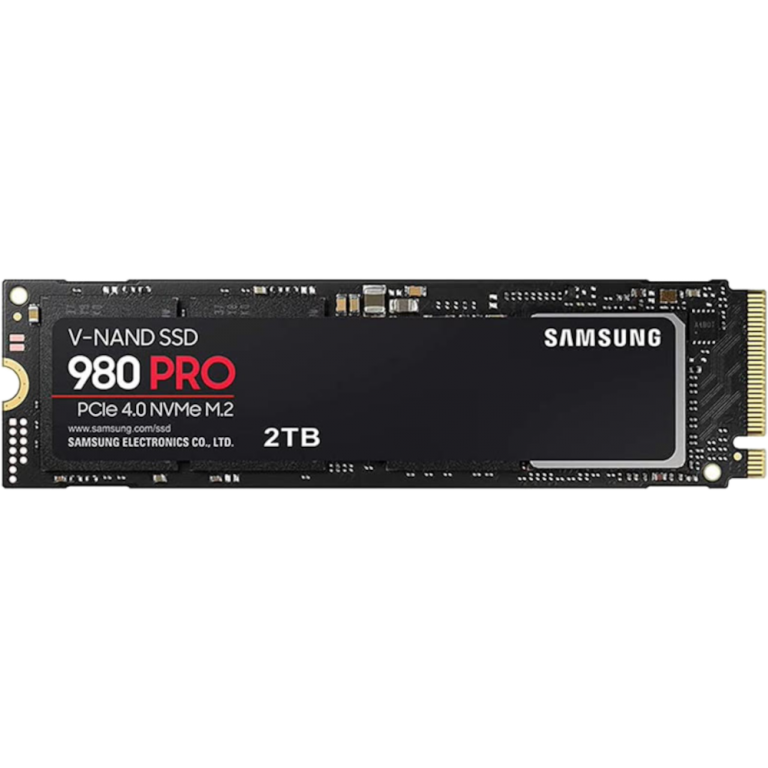 Накопитель SSD 2TB Samsung PCIe 4.0 NVMe M.2 SSD 980 Pro (MZ-V8P2T0BW)