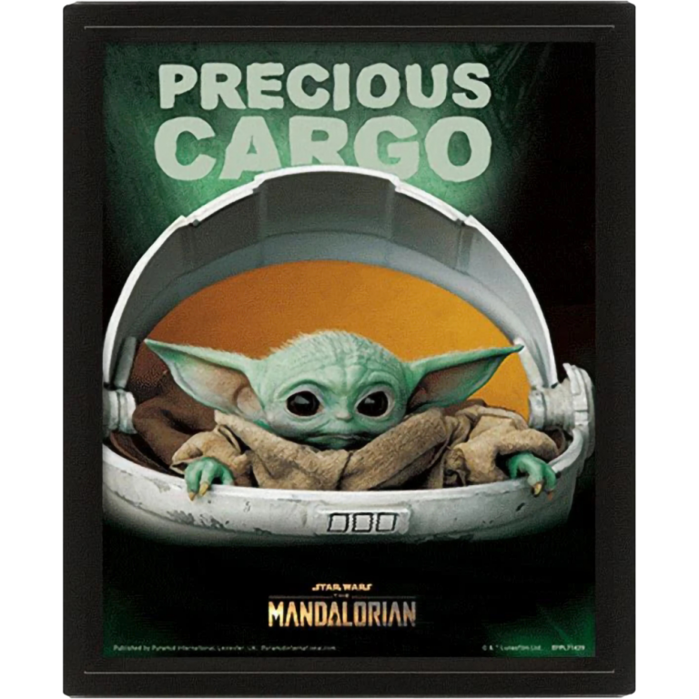 Постер лентикулярный Star Wars The Mandalorian (Precious Cargo)