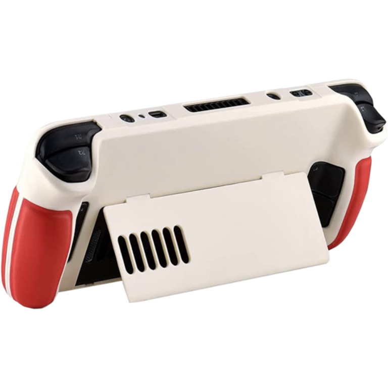 Чехол подставка Steam Deck White-red
