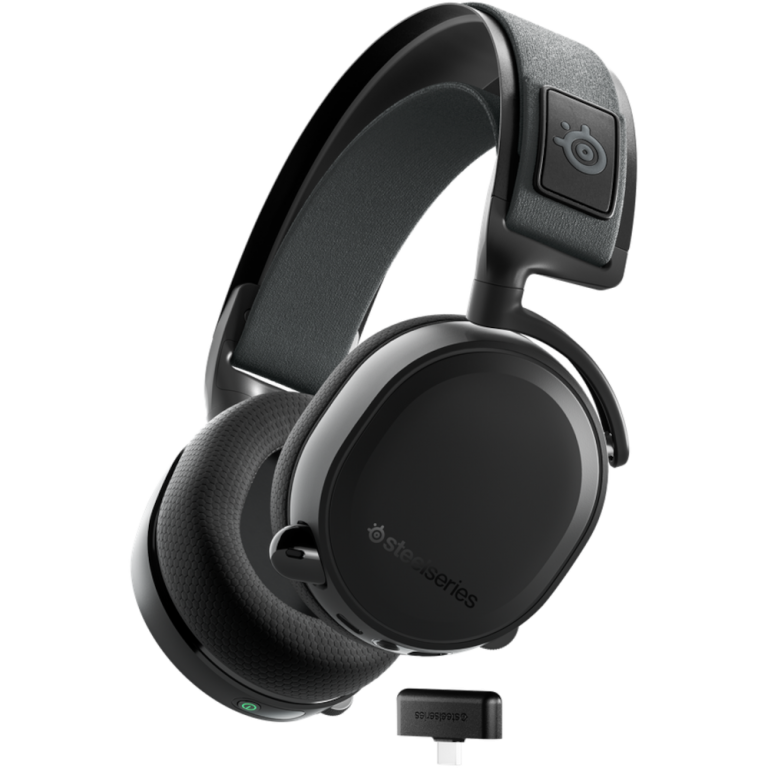 Беспроводная игровая гарнитура SteelSeries Arctis 7+ black