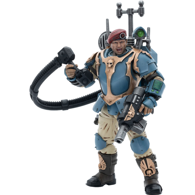 Фигурка Warhammer 40K: Astra Militarum Tempestus Scions Command Squad 55th Kappic Eagles Vox Operator