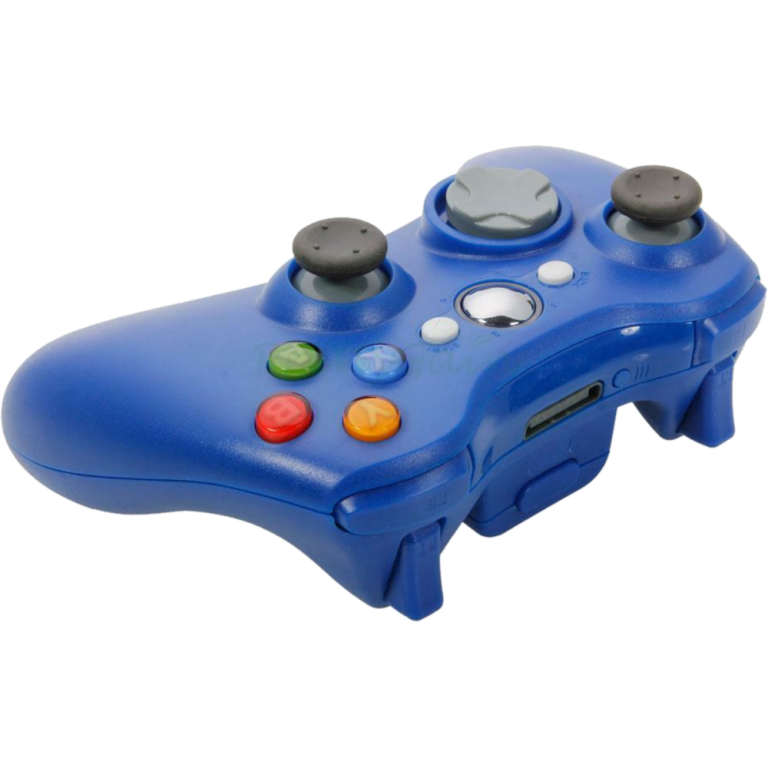 Беспроводной геймпад для XBOX 360, синий (NSF-00003)