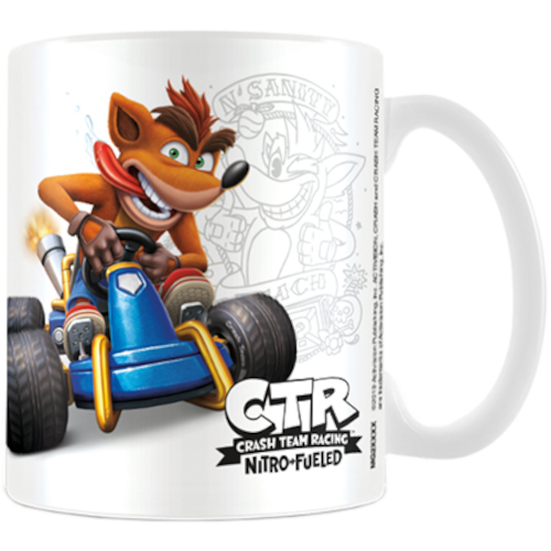 Кружка Crash Team Racing (Crash Emblem)