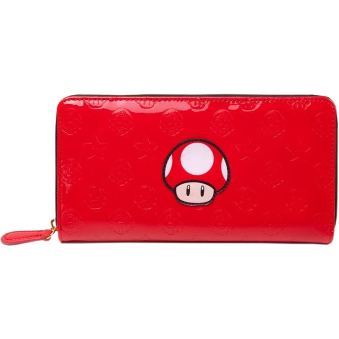 Кошелек Difuzed: Nintendo: Mushroom Allaround Zipper Wallet