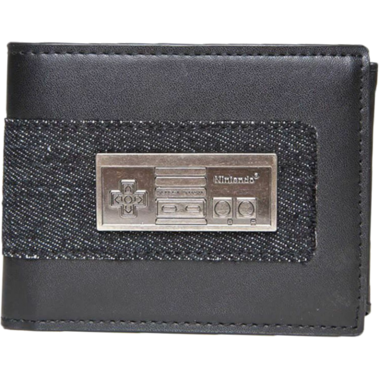 Кошелек Difuzed: Nintendo: Printed NES Logo: Metal Controller Bifold Wallet