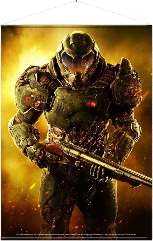 Тканевый постер Gaya Wall Scroll: Doom (100 x 77 см)