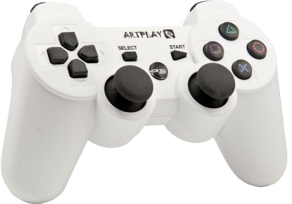 Беспроводной джойстик Dualshock 3 Artplays, белый