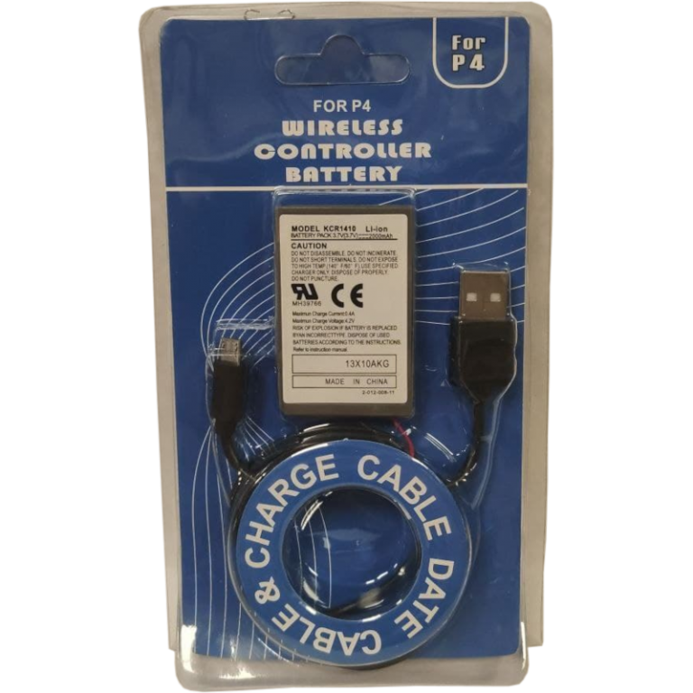 Аккумулятор для Dualshock 4 2000mAh + USB кабель (KCR1410)