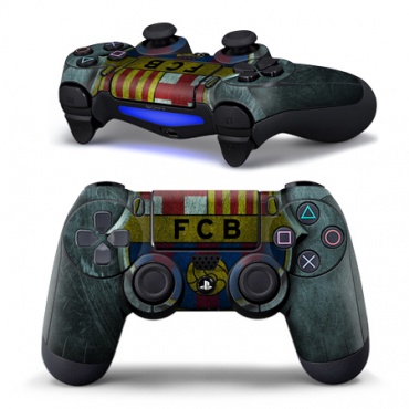 Наклейка виниловая для геймпада Dualshock 4 (Barcelona 2)