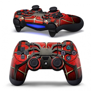 Наклейка виниловая для геймпада Dualshock 4 (Spider-Man)