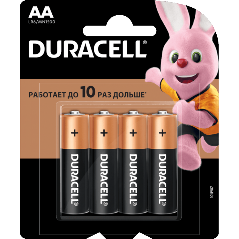 Элемент питания Duracell Basic AA - LR6/MN1500 (4 шт.)