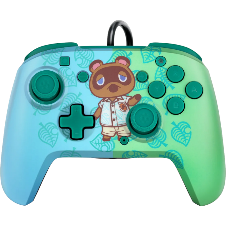 Проводной Джойстик Faceoff™ Deluxe+ Audio Wired Controller - Animal Crossing