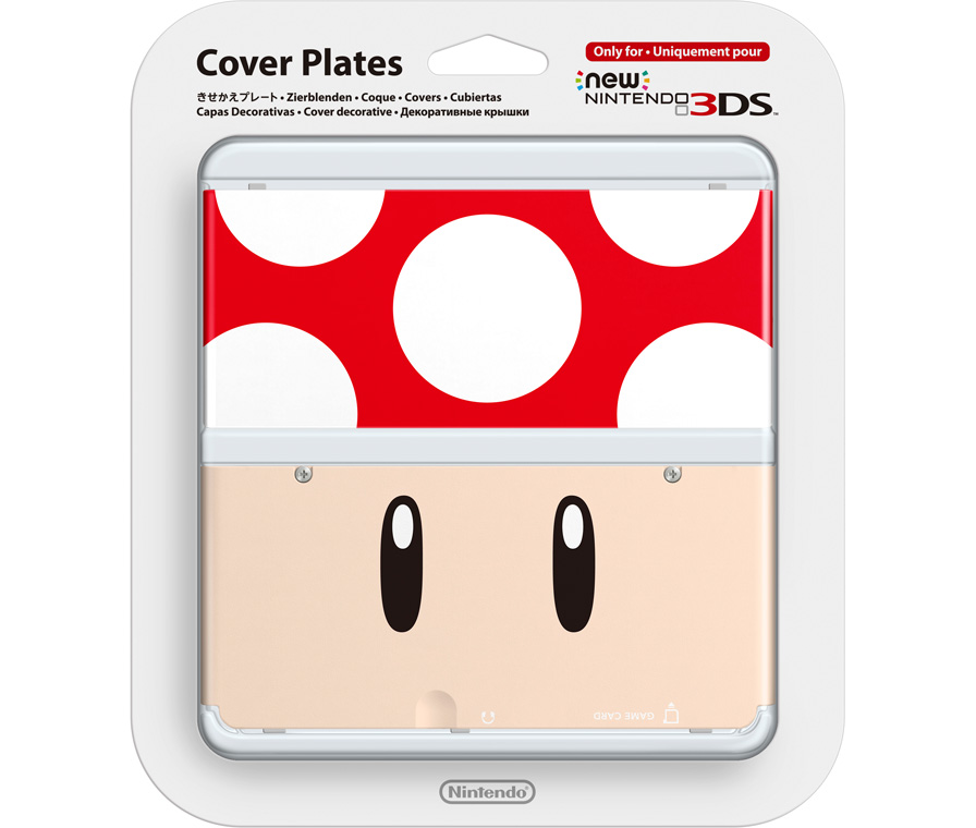 Faceplate (лицевая панель) New Nintendo 3DS (Красный гриб)