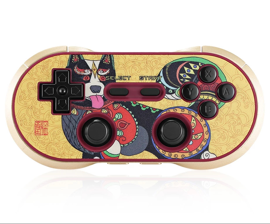 Джойстик FC30 PRO Bluetooth Gamepad - Year of the Dog Limited Edition (Switch, Android, Windows, macOS, Steam) (8BitDo)