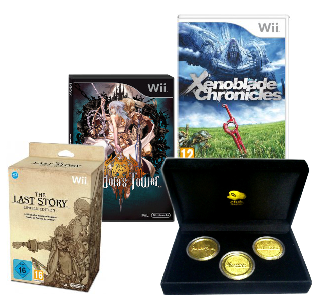 Комплект из 3-х игр Wii: Last Story Ltd + Pandora's Tower + Xenoblade Chronicles [Wii]
