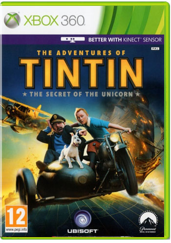 Adventures Of Tintin: The Secret of the Unicorn (Б/У) (не оригинальная обложка)  [Xbox 360]