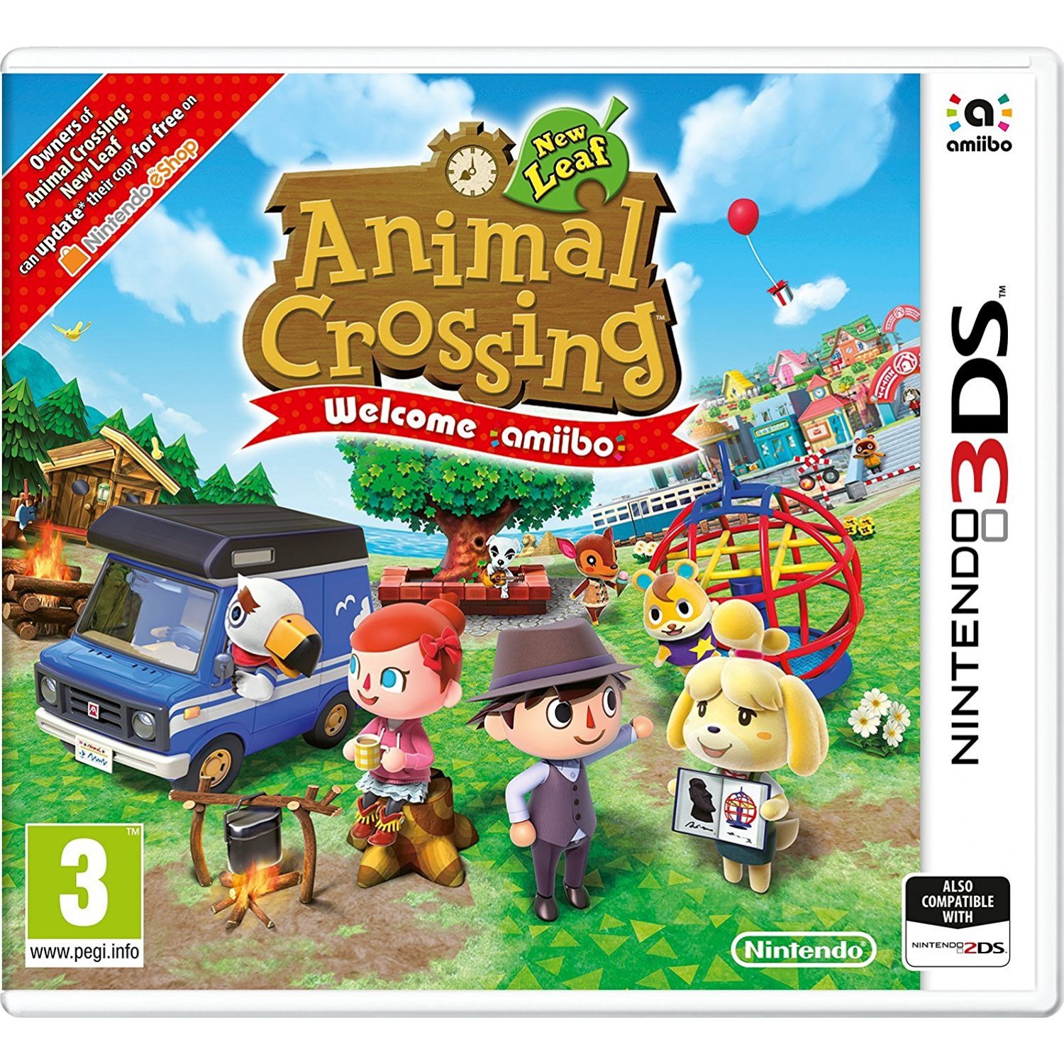 Animal Crossing: New Leaf - Welcome Amiibo (Б/У) [3DS]