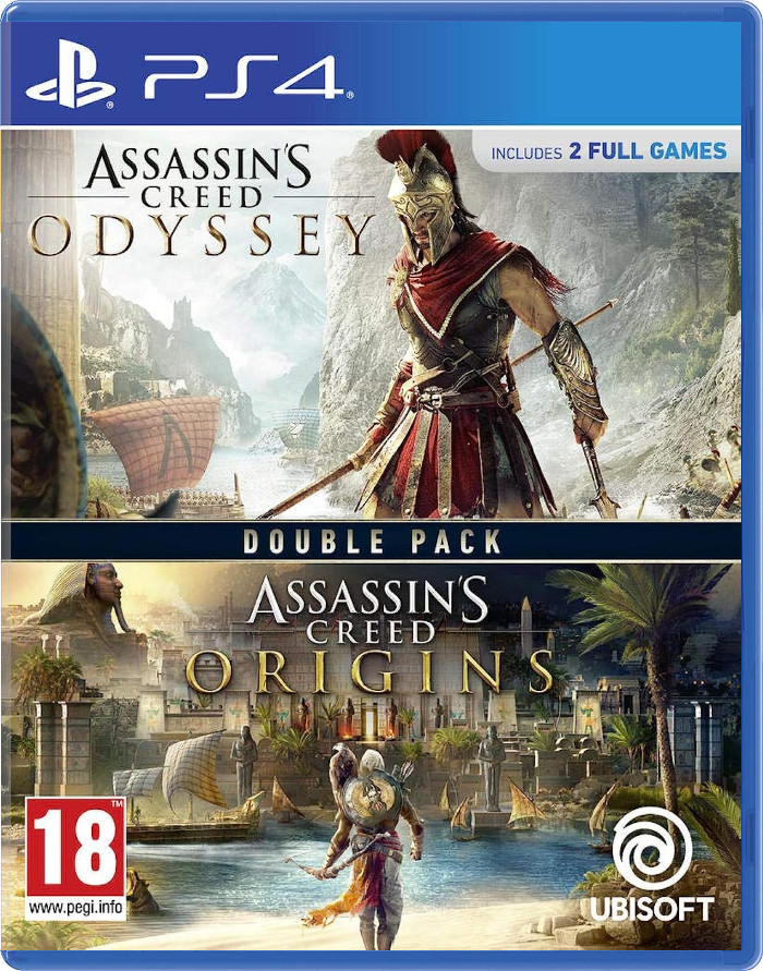 Комплект игр Assassin's Creed: Одиссея + Assassin's Creed: Истоки (англ. версия) [PS4]