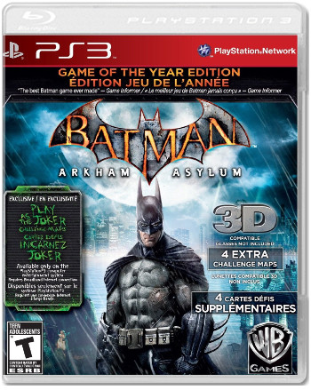 Batman: Arkham Asylum. GOTY (US) (Б/У) [PS3]