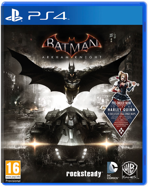Batman: Рыцарь Аркхема (Arkham Knight) (Б/У) (без обложки) [PS4]
