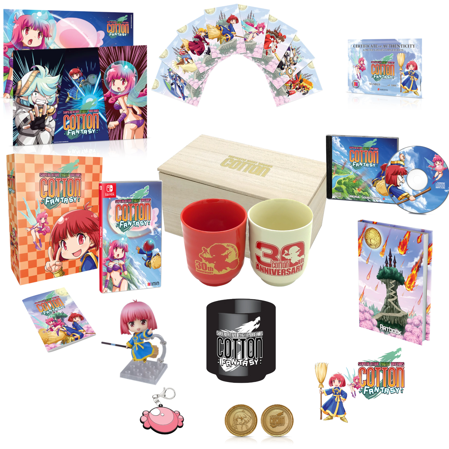 Cotton Fantasy Superlative Night Dreams - Collector's Edition (Strictly Limited Games) Yunomi Cup Bundle [NSwitch]