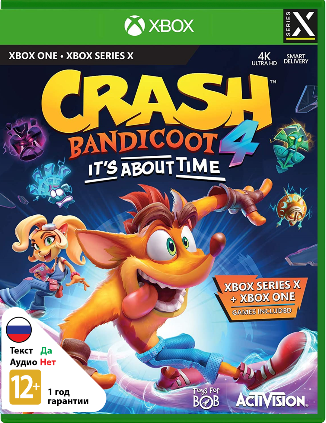 Crash Bandicoot 4: Это Вопрос Времени (It's About Time) (Б/У) [Xbox One]