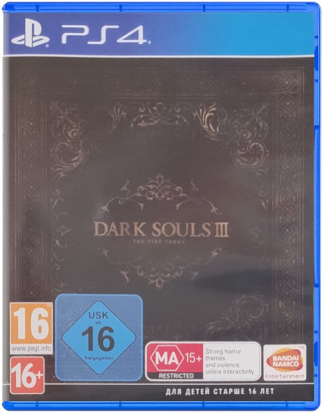 Dark Souls 3 - The Fire Fades Edition (обложка от Trilogy) (Б/У) [PS4]
