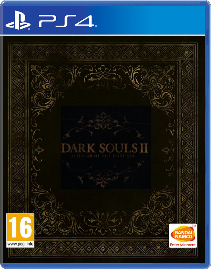 Dark Souls II: Scholar of the First Sin (обложка от Trilogy) (Б/У) [PS4]