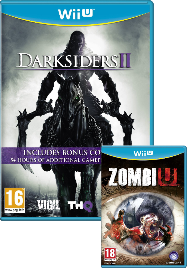 Darksiders II (2) + ZombiU [Wii U]