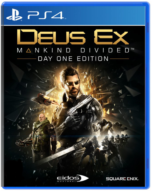 Deus Ex Mankind Divided (Б/У) (без обложки) [PS4]