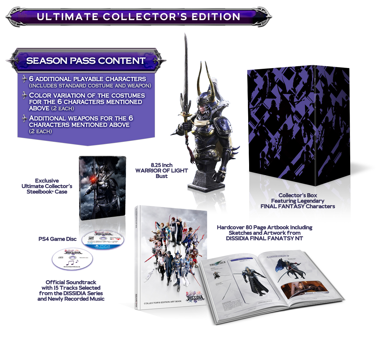Dissidia Final Fantasy NT Ultimate Collector's Edition  (Б/У) [PS4]