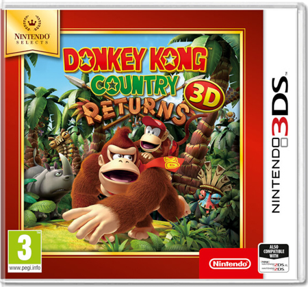 Donkey Kong Country Returns [Nintendo Selects] (Б/У) [3DS]