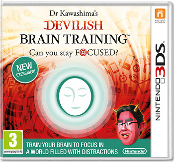 Dr Kawashima's Devilish Brain Training: Can you stay focused? (Б/У) [3DS]