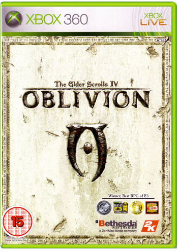 Elder Scrolls IV (4): Oblivion (Б/У) (без обложки) [Xbox 360]
