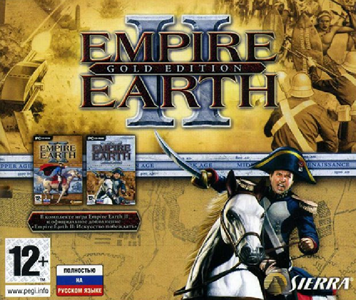 Empire Earth II Gold Edition (EE2 + EE2: Искусство побеждать) [PC, jewel]