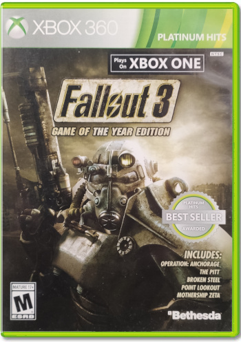 Fallout 3 Game of the Year Edition [Platinum Hits] (US) (Б/У) [Xbox 360]