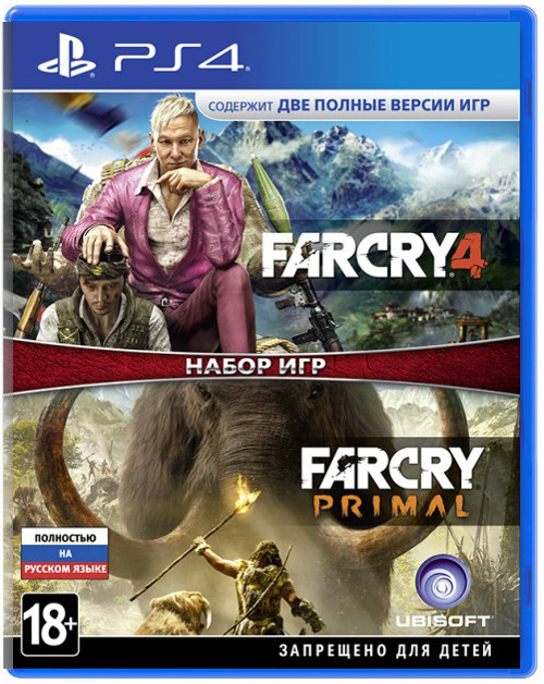 Комплект игр Far Cry 4 + Far Cry Primal (Б/У) [PS4]
