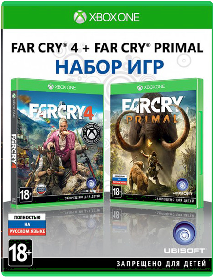 Комплект игр Far Cry 4 + Far Cry Primal (Б/У) [Xbox One]