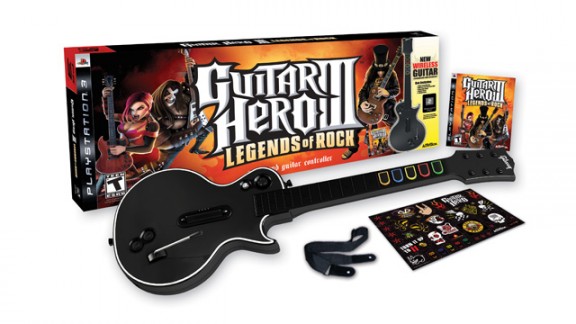 Guitar Hero 3: Legends of Rock Bundle (Игра + Гитара) [PS3]