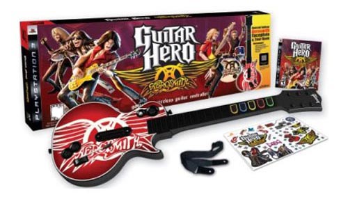 Guitar Hero: Aerosmith Bundle (Игра + Гитара) [PS3]