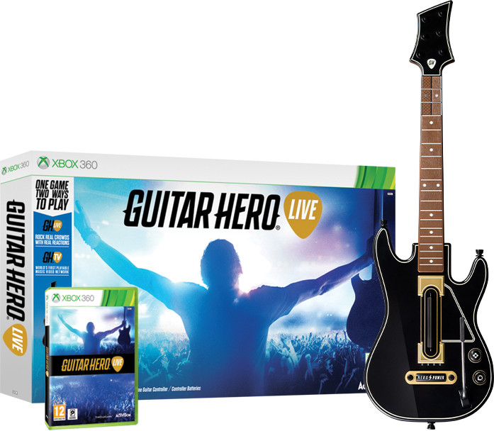 Guitar Hero Live + Гитара [Xbox 360]