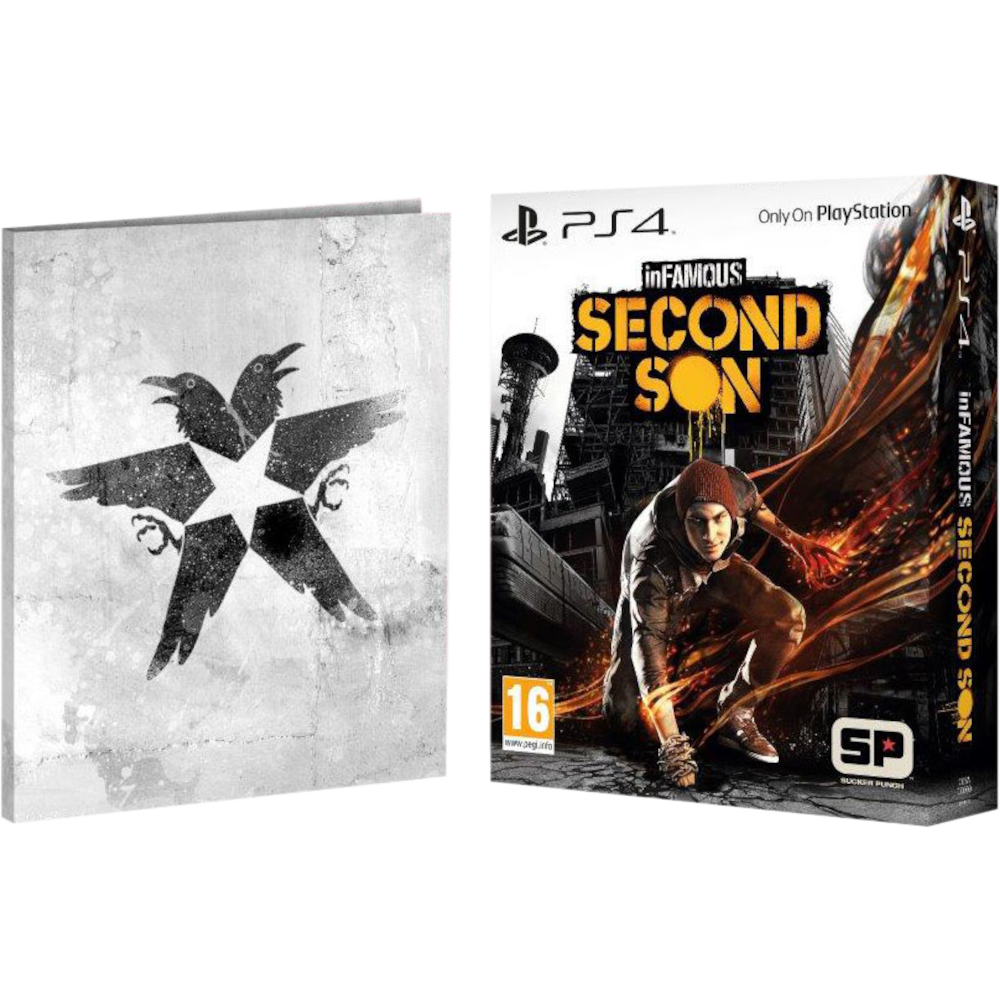 InFAMOUS: Второй сын (Second Son) - Специальное Издание (Б/У) (без шапки) [PS4]