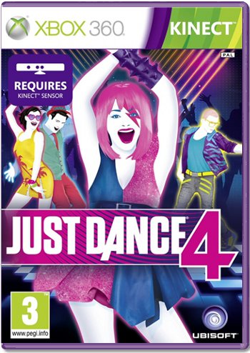 Just Dance 4 (Б/У) (не оригинальная обложка) [X360,Kinect]